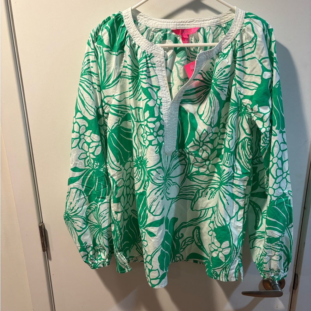 Lily Pulitzer Camryn Cotton tunic NWT. Size XL